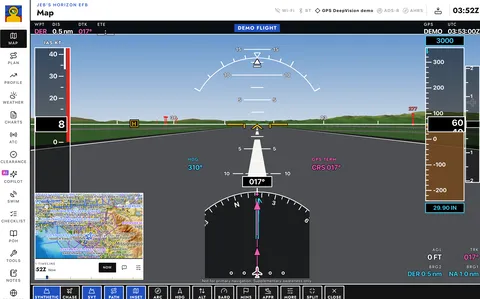 Takeoff roll in synthetic vision