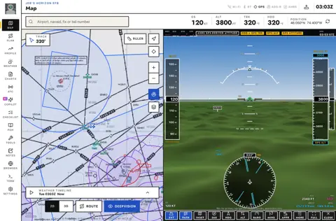 IFR Low Enroute with the DeepVision PFD